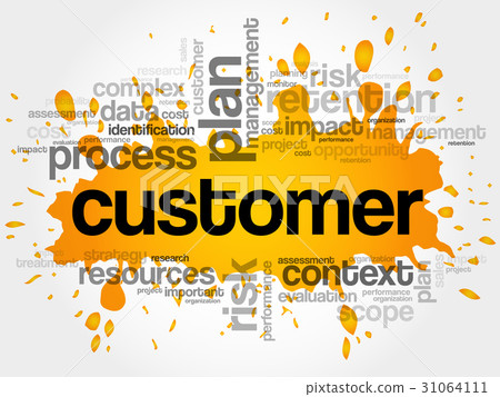 CUSTOMER word cloud 31064111