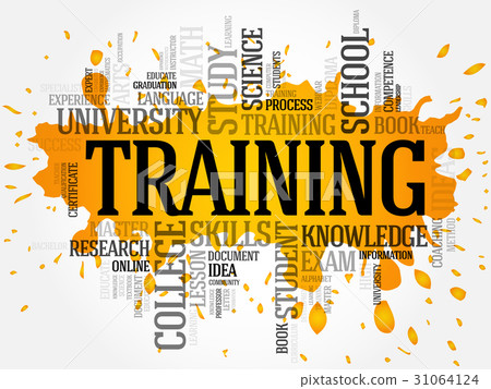 TRAINING word cloud collage TRAINING word cloud collage 31064124