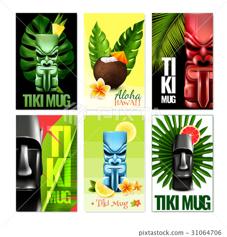 Hawaiian Cards Set Hawaiian Cards Set 31064706