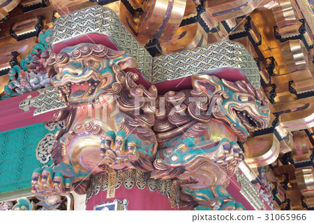 Sculpture of Nikko Yamanote Daisen-in Yasha Monster Sculpture of Nikko Yamanote Daisen-in Yasha Monster 31065966