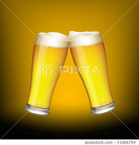 Two glasses of beer 31066764