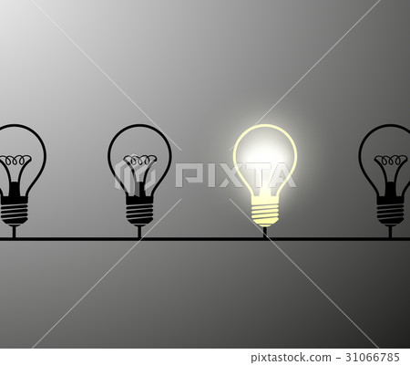 incandescent lamps. Stock illustration. incandescent lamps. Stock illustration. 31066785