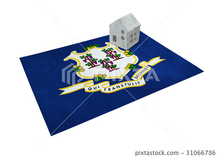Small house on a flag - Connecticut Small house on a flag - Connecticut 31066786