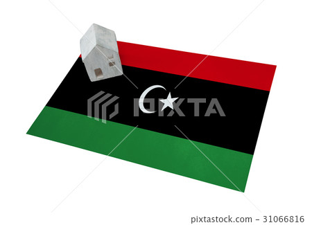Small house on a flag - Libya Small house on a flag - Libya 31066816
