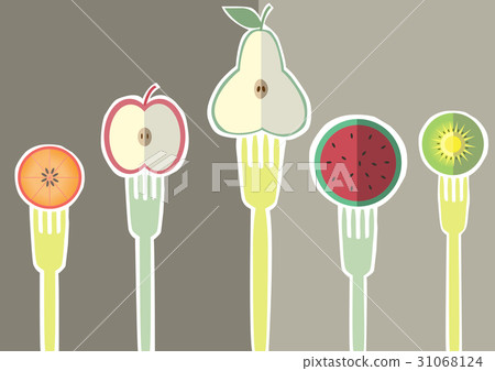 fruit card vector illustration 31068124