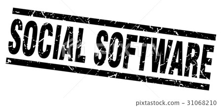 square grunge black social software stamp square grunge black social software stamp 31068210