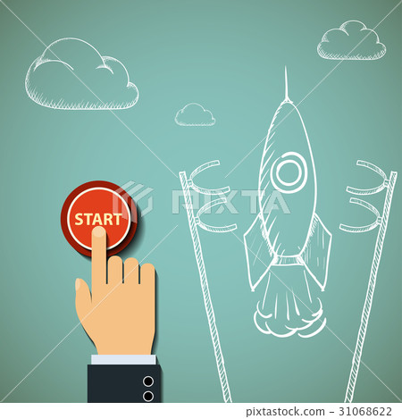 rocket. Stock illustration. rocket. Stock illustration. 31068622