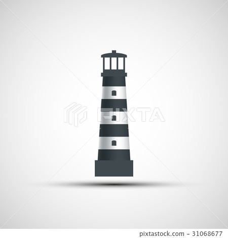 Logo old lighthouse. Logo old lighthouse. 31068677