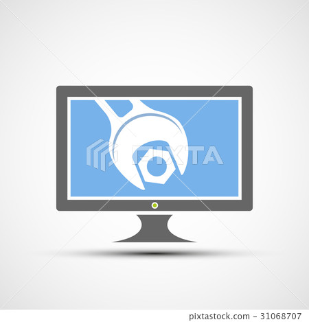 Logo display. Stock illustration. 31068707