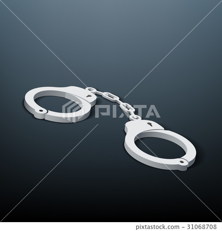 Handcuffs. Stock illustration. 31068708