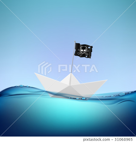 pirate flag. Stock illustration. pirate flag. Stock illustration. 31068965
