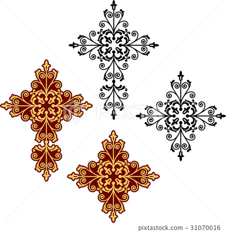 Christian Cross Design 31070016