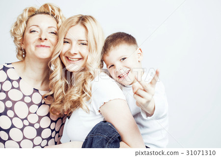 happy smiling family together posing cheerful on happy smiling family together posing cheerful on 31071310