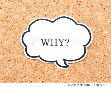 為什麼？英語英語單詞Question word Callout 31072359