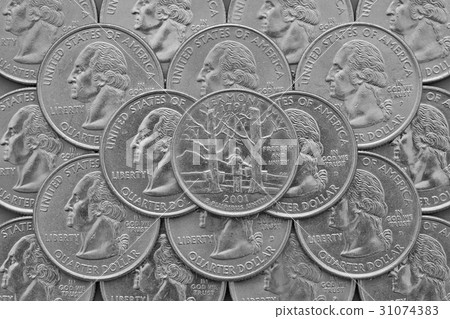 Vermont State and coins of USA. Vermont State and coins of USA. 31074383