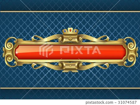 Classic golden banner Classic golden banner 31074587