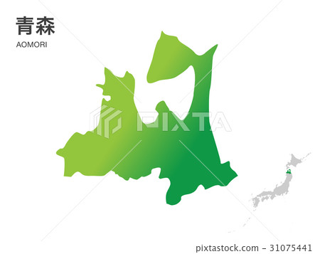 青森縣地圖2：插圖素材 31075441