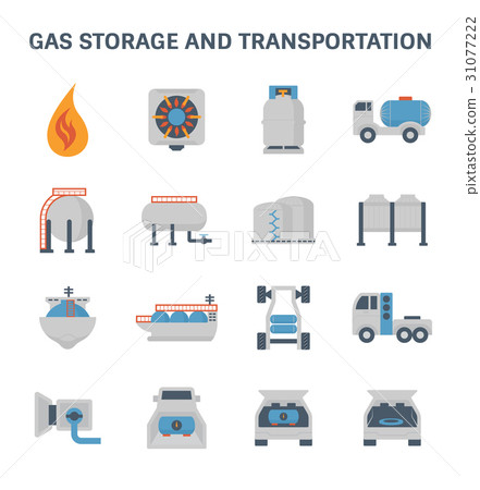 gas storage icon 31077222
