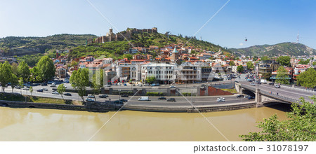 Panorama of Tbilisi, capital of Georgia country. 31078197
