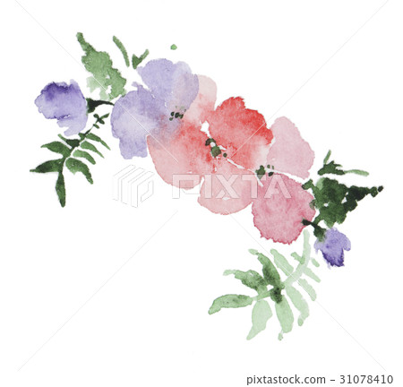 Bouquet of watercolor flowers Bouquet of watercolor flowers 31078410