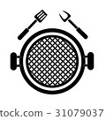 Barbecue Icon Vector. 31079037