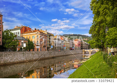 Latin Bridge in Sarajevo - Bosnia and Herzegovina Latin Bridge in Sarajevo - Bosnia and Herzegovina 31079421