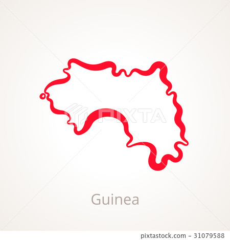 Guinea - Outline Map Guinea - Outline Map 31079588