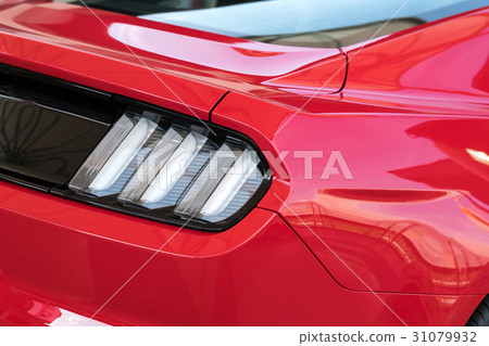 Sport car rear light closeup Sport car rear light closeup 31079932