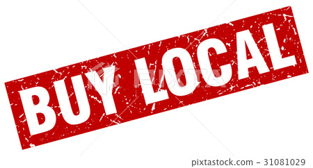 square grunge red buy local stamp square grunge red buy local stamp 31081029