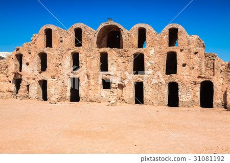 Typical Tunisian ksar from the ville of Medenine Typical Tunisian ksar from the ville of Medenine 31081192