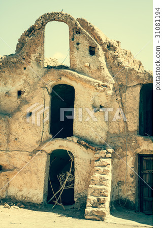 Typical Tunisian ksar from the ville of Medenine Typical Tunisian ksar from the ville of Medenine 31081194