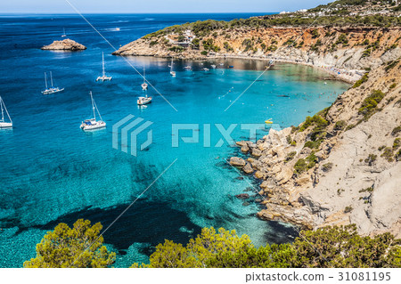 Es vedra island of Ibiza Cala d Hort in Balearic Es vedra island of Ibiza Cala d Hort in Balearic 31081195
