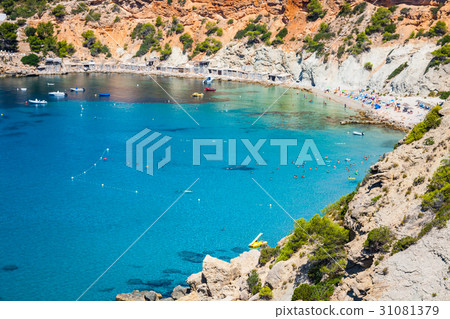 Es vedra island of Ibiza  Cala d Hort in Balearic 31081379