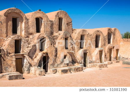Tunisia. Medenine. Fragment of old Ksar locate Tunisia. Medenine. Fragment of old Ksar locate 31081390