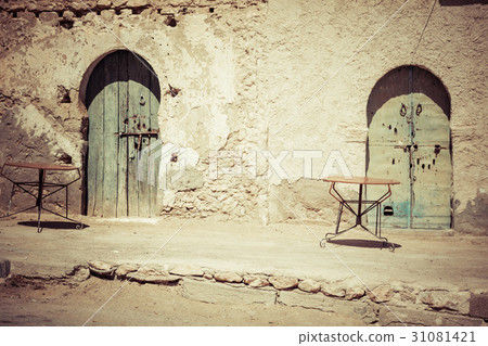 Typical Tunisian ksar from the ville of Medenine Typical Tunisian ksar from the ville of Medenine 31081421