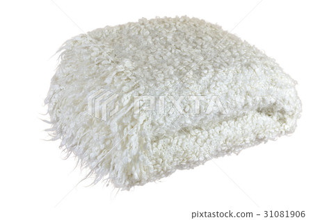 Soft Woolen Blanket on White Soft Woolen Blanket on White 31081906