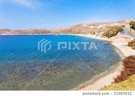 Mykonos island beach, Greece Mykonos island beach, Greece 31083032