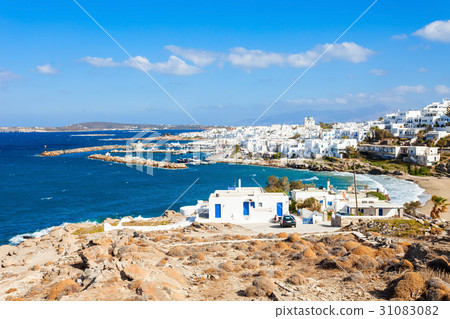Paros island aerial view Paros island aerial view 31083082