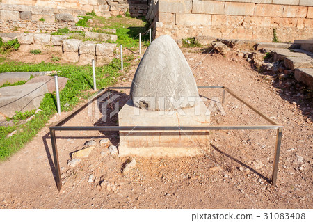 Omphalos Stone in Delphi 31083408