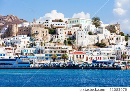 Naxos island aerial view 31083976