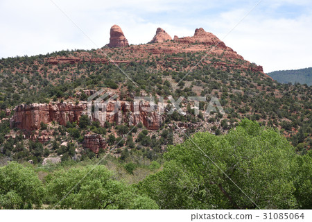 Red rocky landscape from Sedona Uptown 31085064
