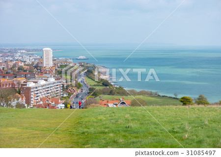 Overview of eastbourne, east sussex, england, UK 31085497
