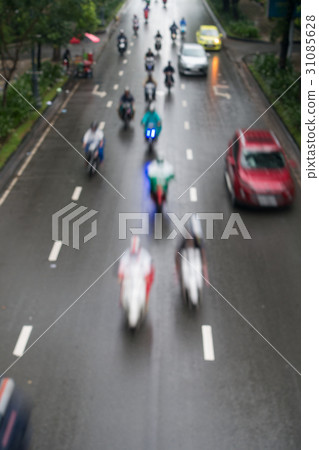 Defocus traffic at center Ho Chi Minh city Defocus traffic at center Ho Chi Minh city 31085628