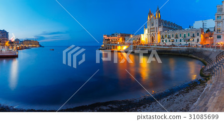 Church of Our Lady at night, Saint Julien, Malta 31085699