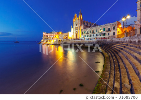 Church of Our Lady at night, Saint Julien, Malta 31085700