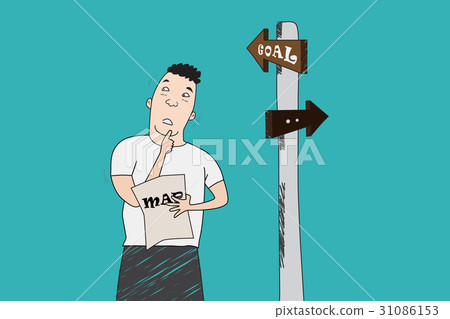 Hand drawing style of achievement concept. 31086153