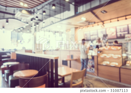 Abstract blur and defocused coffee shop cafe and restaurant 31087113