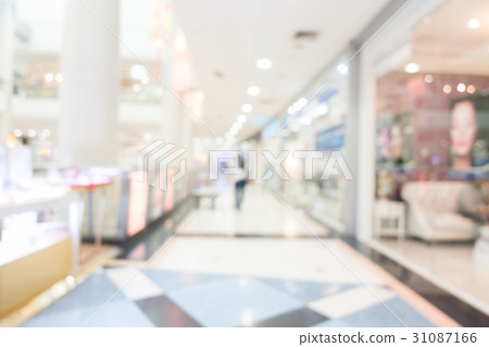 Abstract blur shopping mall interior 31087166