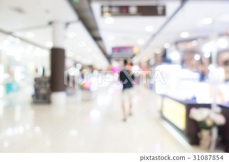 Abstract blur shopping mall Abstract blur shopping mall 31087854