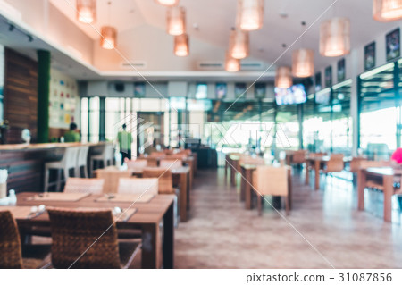 Abstract blur and defocused coffee shop cafe and restaurant Abstract blur and defocused coffee shop cafe and restaurant 31087856